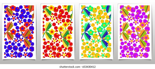 Abstract template with multicolored background. Design brochure, cover layout, poster, flyer.