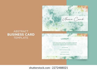 Abstract template for name card