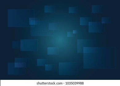 abstract Template with Overlapping Squares Clean Minimal Style. Modern Graphic.  Vector illustration