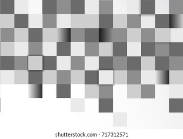 Abstract Template with Overlapping Squares Clean Minimal Style. Modern Graphic. Design Elements. Vector illustration