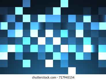 Abstract Template with Overlapping Squares Clean Minimal Style. Modern Graphic. Design Elements. Vector illustration
