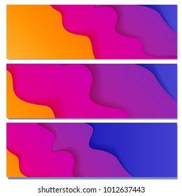 Abstract template from in a paper application style. The surface design in purple lilac tones.