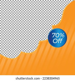 Abstract Template Post for Social Media Background