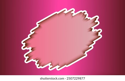 Abstract template Profiles on Pink Gradient Background. maroon gradient background design banner template. torn border lines art stylish. Minimalist Pink Gradient with grunge lines frame. 

