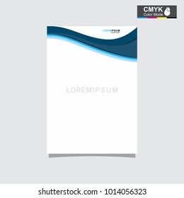 abstract template shape blue and white color set, suitable for flyers, letterhead, brochure and magazine.modern design. vector illustration