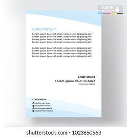 abstract template shape blue and white color set, suitable for flyers, letterhead, brochure and magazine.modern design. vector illustration
