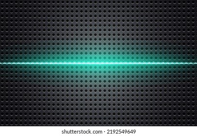 Abstract template technology style metallic texture with green color light frame layout modern tech design background.Vector illustration