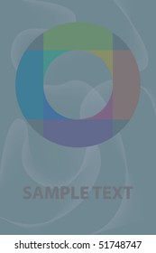 Abstract template. Vector