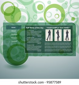 Abstract template, vector