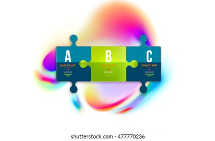 Abstract template with watercolor elements for business designs and backgrounds.
