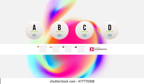 Abstract template with watercolor elements for business designs and backgrounds.