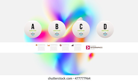 Abstract template with watercolor elements for business designs and backgrounds.