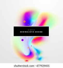 Abstrakte Vorlage mit Aquarellelementen für Geschäftspläne und Hintergründe.