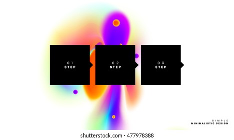 Abstract template with watercolor elements for business designs and backgrounds.