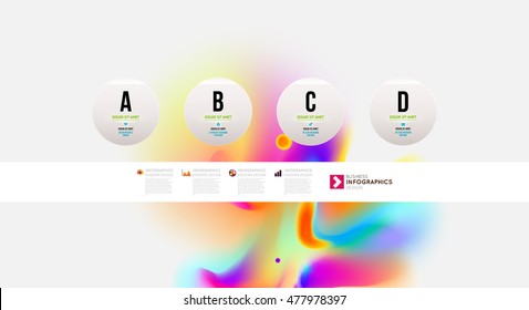 Abstract template with watercolor elements for business designs and backgrounds.