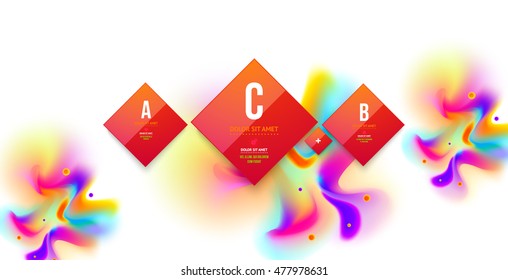Plantilla abstracta con elementos de acuarela para diseños y fondos empresariales.