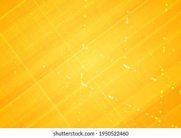 Modelo abstracto patrón de líneas de velocidad diagonal abstracta amarilla en fondo amarillo y textura. Puede usar para publicidad, afiche, plantilla, presentación comercial. Ilustración del vector