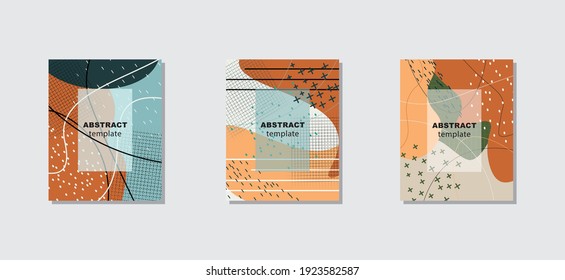 Abstract templates. For banners, advertisements, posters. Vector template.