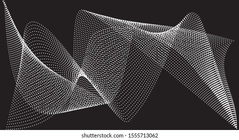 Abstract templates with curved lines. Wavy blended simple background