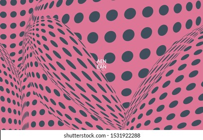 Abstract templates with curvy lines on bright gradient. Wavy  blends simple background. Minimal modern design for marketing technology