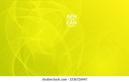 Abstract templates with curvy lines on bright gradient. Wavy  blends simple background. Minimal modern design for marketing technology