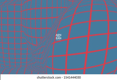 Abstract templates with curvy lines on bright gradient. Wavy  blends simple background. Minimal modern design for marketing technology