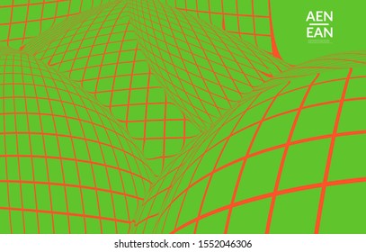 Abstract templates with curvy lines on bright gradient. Wavy  blends simple background. Minimal modern design for marketing technology