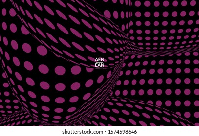 Abstract templates with curvy lines on bright gradient. Wavy  blends simple background. Minimal modern design for marketing technology