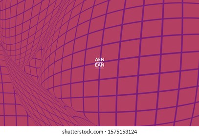 Abstract templates with curvy lines on bright gradient. Wavy  blends simple background. Minimal modern design for marketing technology