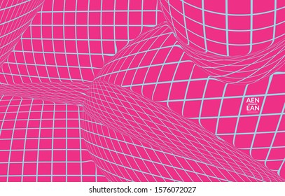 Abstract templates with curvy lines on bright gradient. Wavy  blends simple background. Minimal modern design for marketing technology