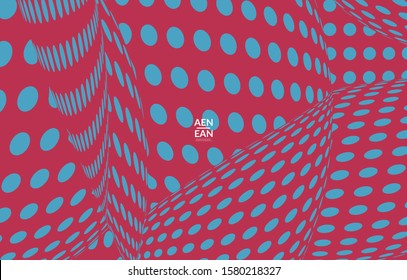 Abstract templates with curvy lines on bright gradient. Wavy  blends simple background. Minimal modern design for marketing technology