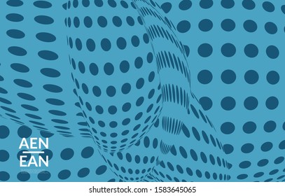 Abstract templates with curvy lines on bright gradient. Wavy  blends simple background. Minimal modern design for marketing technology