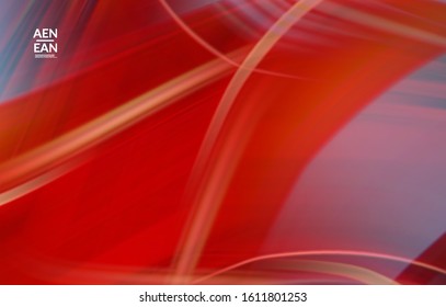 Abstract templates with curvy lines on bright gradient. Wavy  blends simple background. Minimal modern design for marketing technology