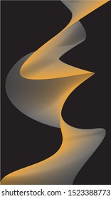 Abstract templates with curvy lines. Wavy blended simple background