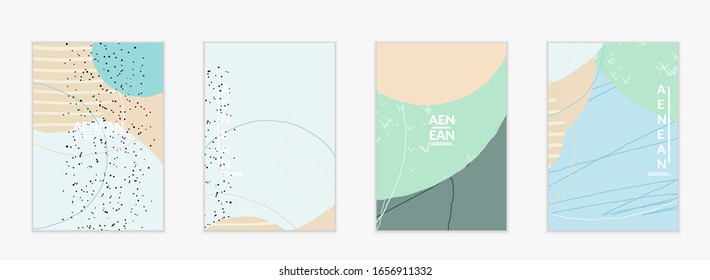Abstract templates with curvy lines. Wavy  blends simple background. Minimal modern design for marketing technology
