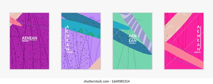 Abstract templates with curvy lines. Wavy  blends simple background. Minimal modern design for marketing technology