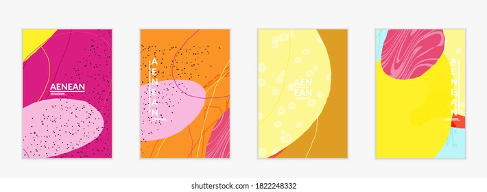 Abstract templates with curvy lines. Wavy  blends simple background. Minimal modern design for marketing technology