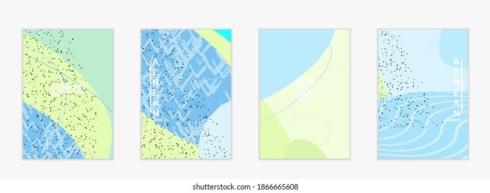Abstract templates with curvy lines. Wavy  blends simple background. Minimal modern design for marketing technology