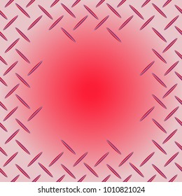 Abstract tender frame with ornament of mixed lines.