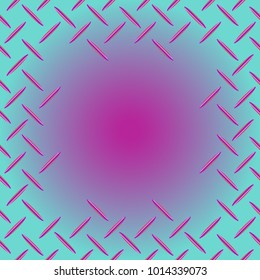 Abstract tender frame with ornament of mixed lines.