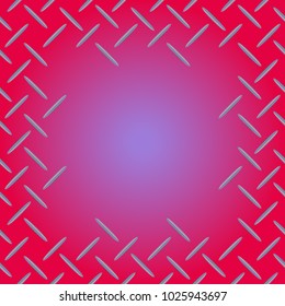 Abstract tender frame with ornament of mixed lines.