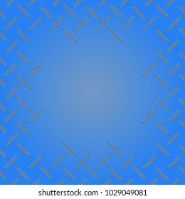 Abstract tender frame with ornament of mixed lines.