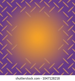 Abstract tender frame with ornament of mixed lines.