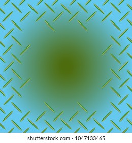 Abstract tender frame with ornament of mixed lines.