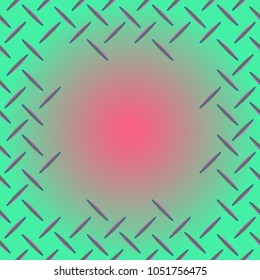 Abstract tender frame with ornament of mixed lines.