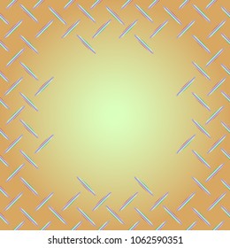 Abstract tender frame with ornament of mixed lines.