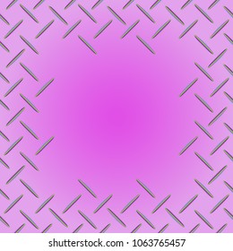 Abstract tender frame with ornament of mixed lines.
