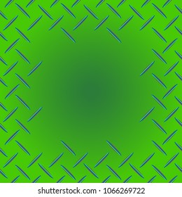 Abstract tender frame with ornament of mixed lines.