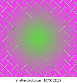 Abstract tender frame with ornament of mixed lines.