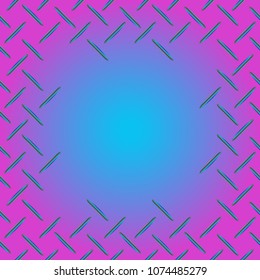 Abstract tender frame with ornament of mixed lines.